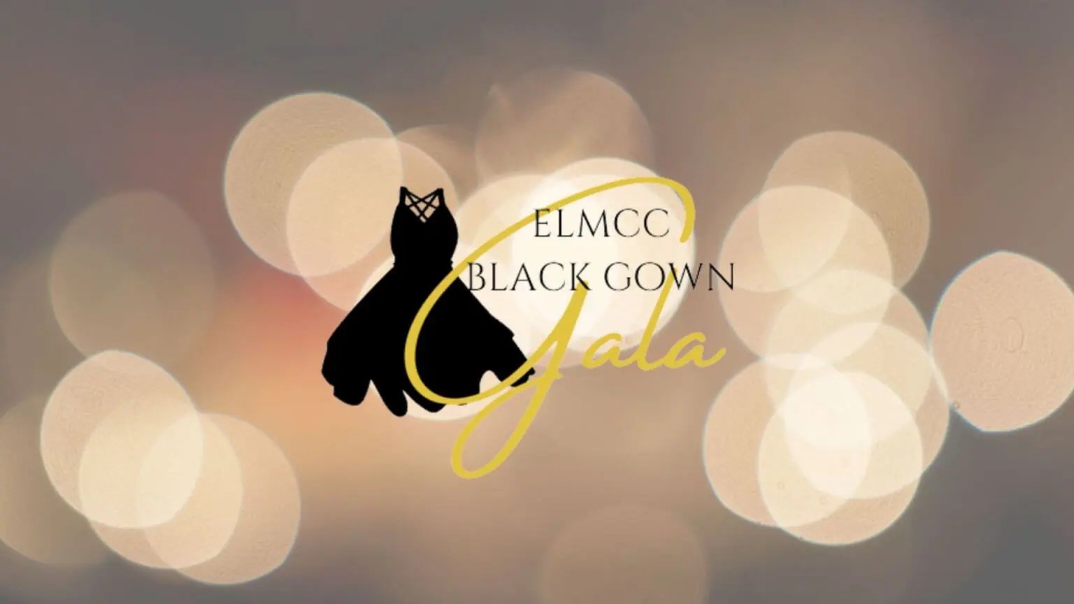 black gown gala